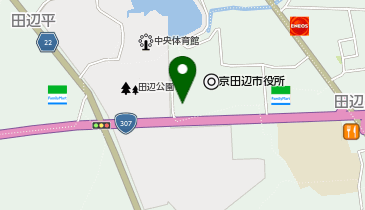 [EV]京田辺市役所の地図画像