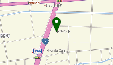 [EV]福井トヨタ(株) 東店 (トヨペット)の地図画像