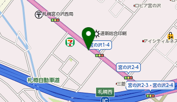 [EV]カメイオート北海道(株) ボルボ・カー札幌西の地図画像