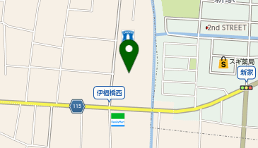 [EV](株)大松 ラッキープラザ 名古屋西インター七宝店の地図画像