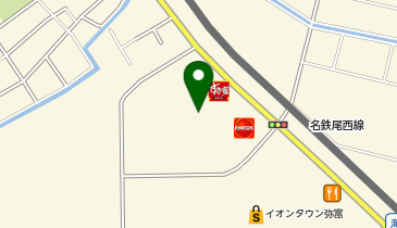 [EV](株)大松 ラッキープラザ 1111弥富店の地図画像