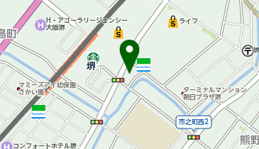 [EV](株)東横イン 東横INN堺駅前の地図画像