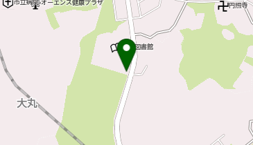 [EV]稲城市 城山公園中央図書館の地図画像