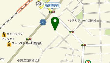 [EV](株)上毛新聞社 JOMOスクエアパーク (立体P 1階)の地図画像