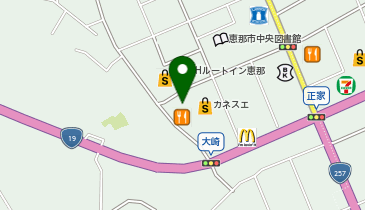 [EV](株)ファイブスター ココス恵那店の地図画像