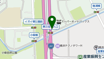 [EV](株)アイエー スーパーオートバックス横浜ベイサイド (FLASH)の地図画像