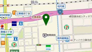 [EV]東京都立墨東病院 (立体P 1階)の地図画像