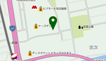 [EV]平和堂 ビバモール名古屋南店 (屋上P)の地図画像