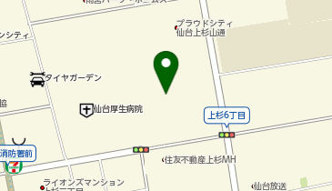 [EV]イオンモール仙台上杉の地図画像