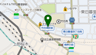 [EV]エコロシティ(株) アイル日暮里弐番館 (エコロパーク アイル日暮里弐番館駐車場)の地図画像