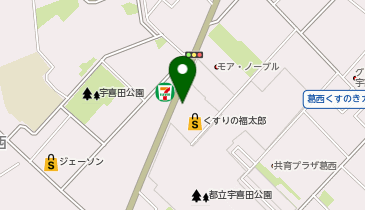 [EV]くすりの福太郎 北葛西店の地図画像