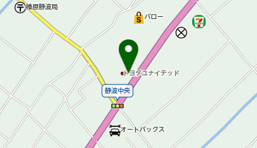 [EV]トヨタユナイテッド静岡(株) 静波西店 (静岡トヨペット)の地図画像