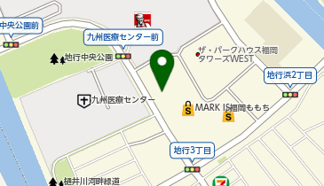 [EV](株)パワーエックス MARK IS 福岡ももち (本館屋上P ら区画)の地図画像