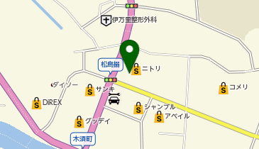 [EV]ニトリ伊万里店の地図画像