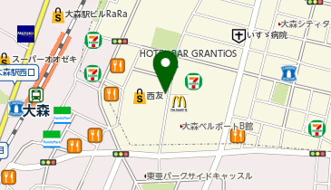 [EV]西友 大森店 (立体P 2階)の地図画像