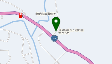 [EV]日本充電インフラ(株) 道の駅 夜叉ヶ池の里さかうちの地図画像