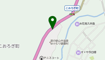 [EV]日本充電インフラ(株) 道の駅 山中温泉ゆけむり健康村の地図画像