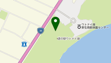 [EV]日本充電インフラ(株) 道の駅 ウトナイ湖の地図画像