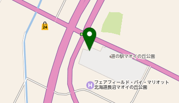 [EV]日本充電インフラ(株) 道の駅 マオイの丘公園の地図画像