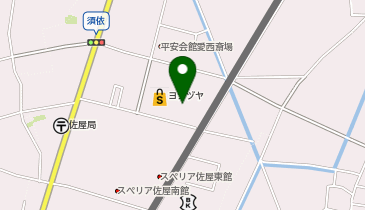[EV](株)義津屋 ヨシヅヤ 佐屋店 (屋上P)の地図画像