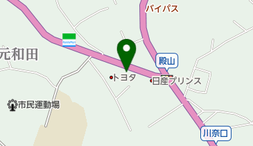 [EV]トヨタユナイテッド静岡(株) 川奈店 (ネッツスルガ)の地図画像