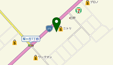 [EV]ニトリ中標津店の地図画像