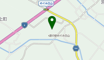 [EV]日本充電インフラ(株) 道の駅 めぐみ白山の地図画像