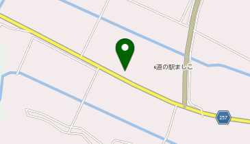 [EV]日本充電インフラ(株) 道の駅 ましこの地図画像