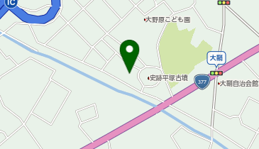 [EV]観音寺市 健康交流施設 おおのはら 萩の湯の地図画像
