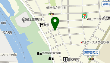 [EV](株)東横イン 東横INN京橋桜ノ宮の地図画像