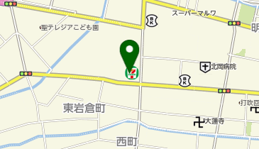 [EV]セブンイレブン倉吉新町店の地図画像