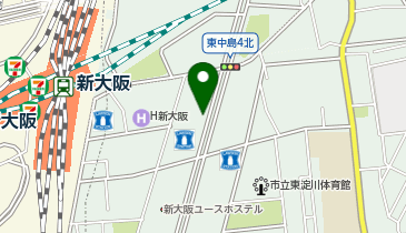 [EV]アパサービス(株) アパホテル新大阪駅前の地図画像