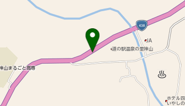 [EV]神山町 道の駅 温泉の里神山の地図画像