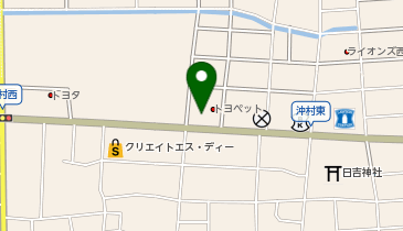 [EV]NTP名古屋トヨペット(株) 西春店の地図画像