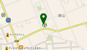 [EV]セブンイレブン菊陽新山1丁目店の地図画像