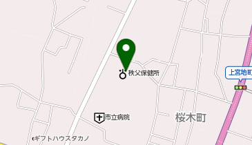 [EV]埼玉県 秩父保健所の地図画像