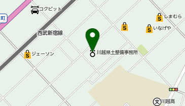[EV]埼玉県 川越県土整備事務所の地図画像