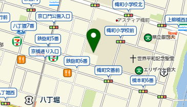 [EV]福屋 幟町駐車場 (立体P 4階)の地図画像