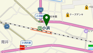 [EV]小浜市 市営駅前駐車場の地図画像