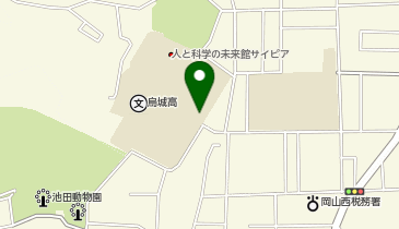 [EV]岡山県 生涯学習センターの地図画像