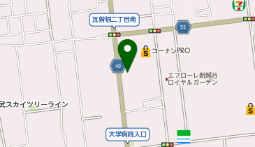 [EV]埼玉スバル自動車(株) 越谷店の地図画像