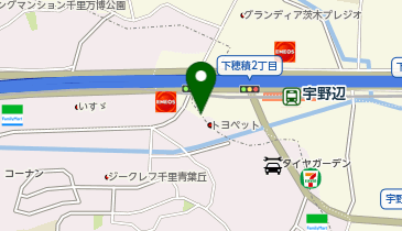 [EV]大阪トヨペット(株) 名神吹田店の地図画像