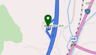 [EV]上富田町 道の駅 くちくまのの地図画像