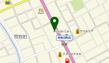 [EV](株)ホンダカーズ上毛 Honda Cars上毛 荒牧店の地図画像