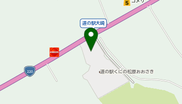 [EV]阿部商事有限会社 道の駅 くにの松原おおさきの地図画像