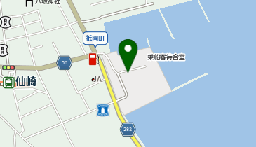 [EV]長門市 道の駅 センザキッチンの地図画像