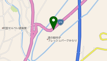 [EV]内子町 道の駅 内子フレッシュパークからりの地図画像