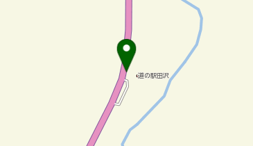 [EV]米沢市 道の駅 田沢 なごみの郷の地図画像