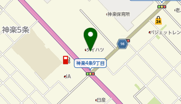 [EV]北北海道ダイハツ販売(株) 北彩都店の地図画像