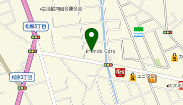 [EV](株)ホンダカーズ栃木県央 Honda Cars栃木県央 競輪場通り店の地図画像